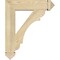 Ekena Millwork Olympic Arts & Crafts Rough Sawn Bracket, Douglas Fir, 4"W x 20"D x 24"H BKT04X20X24OLY03RDF - alternate 2